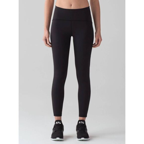 LULULEMON ATHLETICA Train Times 7/8 Pant '25" in Black Size 4 - Picture 2 of 4